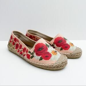 Cotto Floral Daisy Bee Espadrilles Flats Ladybug
